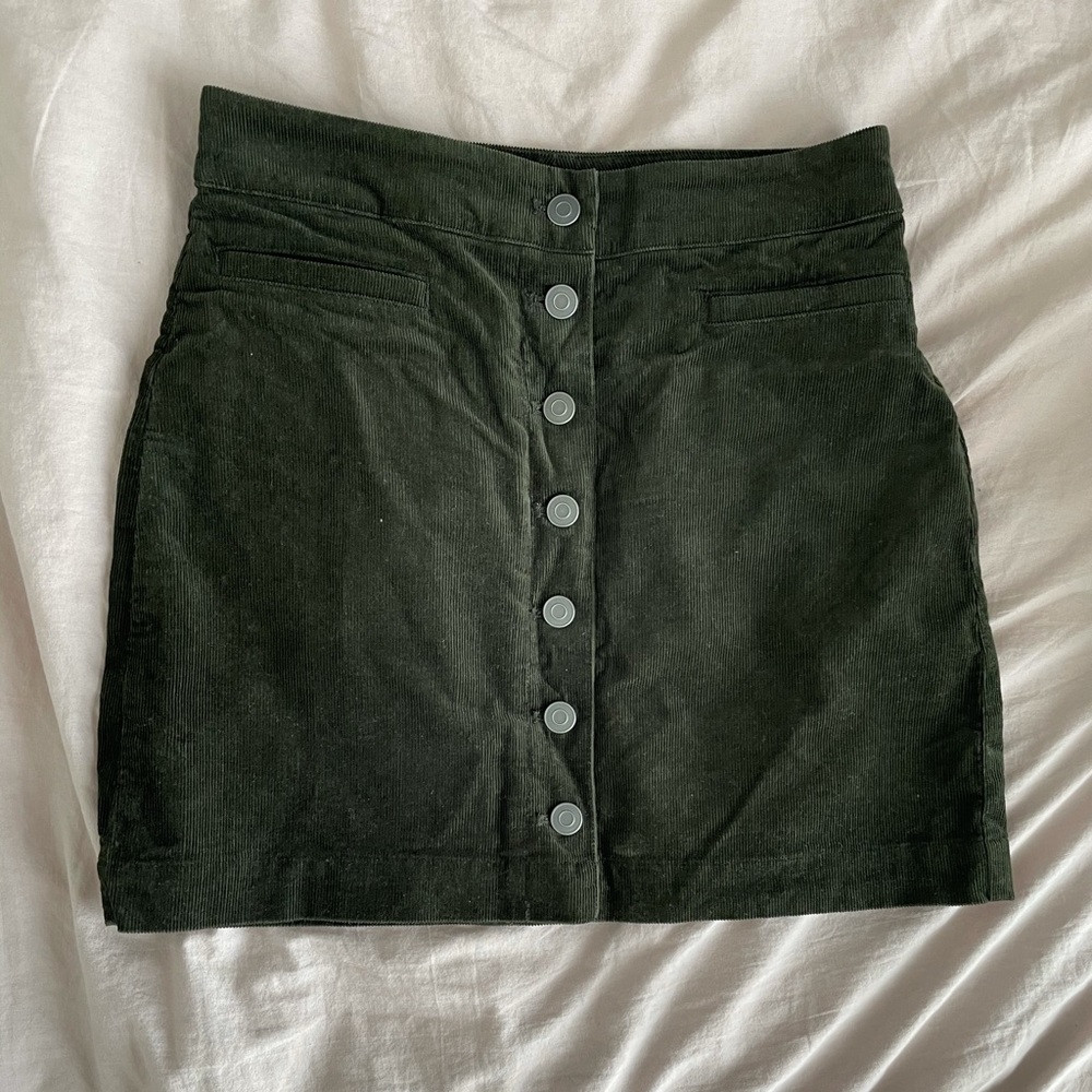 Wilfred Free mini skirt - forest green, size 4